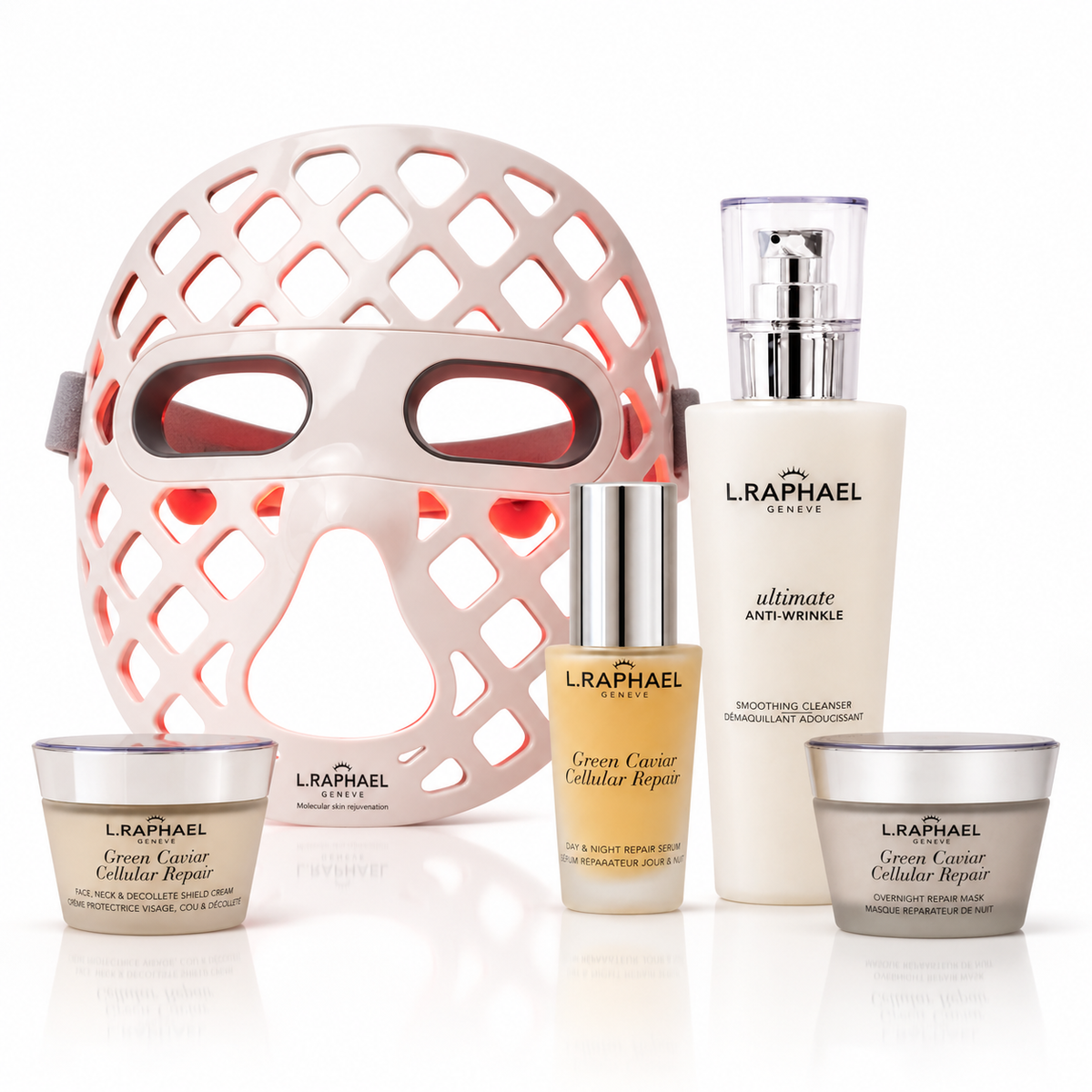 The Ultimate At-Home Light Ritual — LED Mask, Green Caviar Collection & Ultimate Lotion