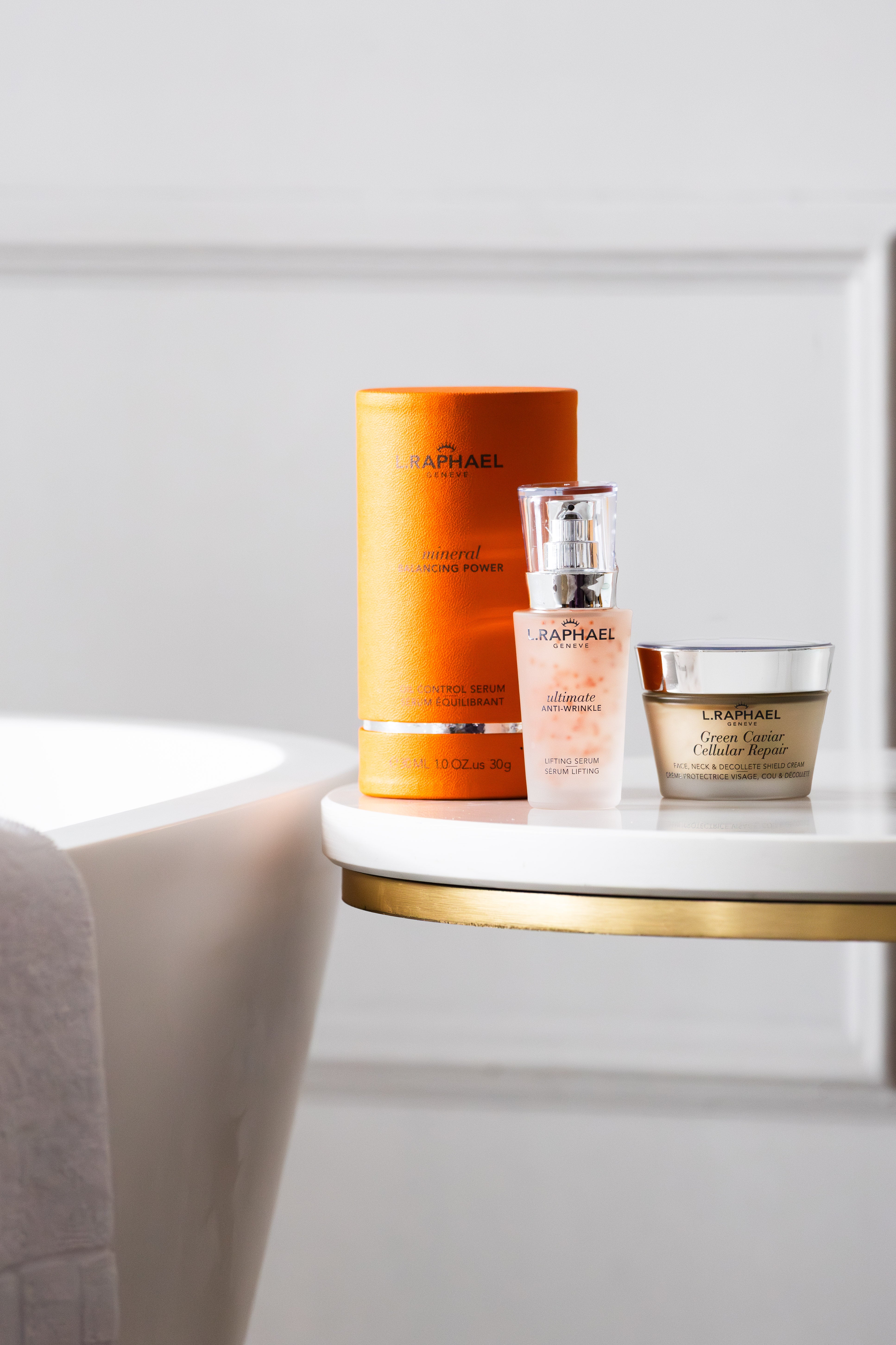 L.RAPHAEL skincare products