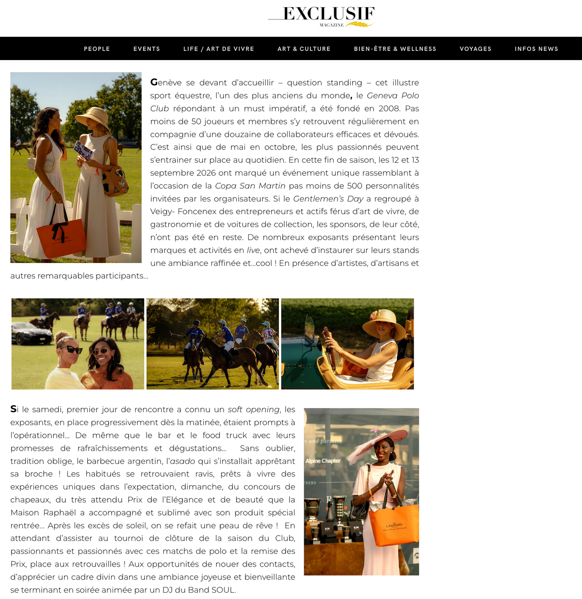 Exclusif-magazine Geneva Polo 2026