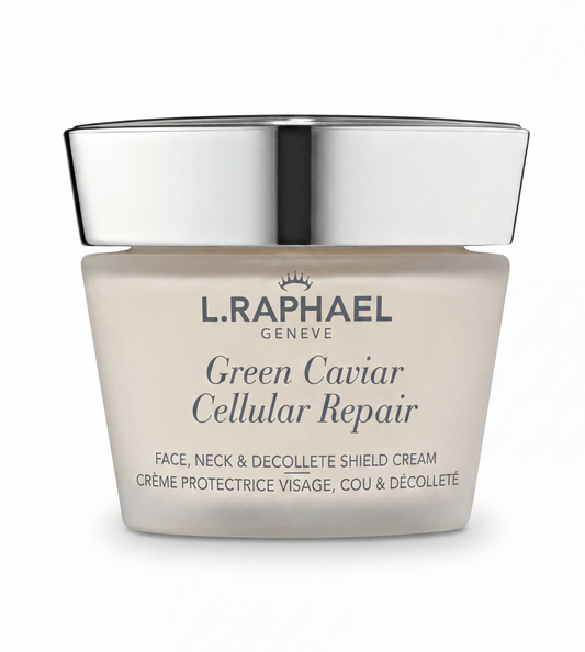 L.RAPHAEL Face, Neck & Deccolette Serum bottle front view.