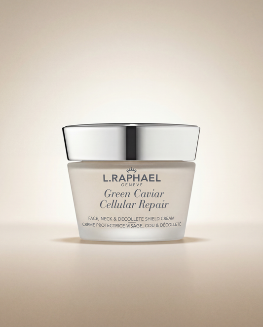 L.RAPHAEL Face, Neck & Deccolette Serum bottle front view.