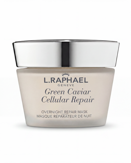 L.Raphael Green Caviar Cellular Repair Overnight Repair Mask.