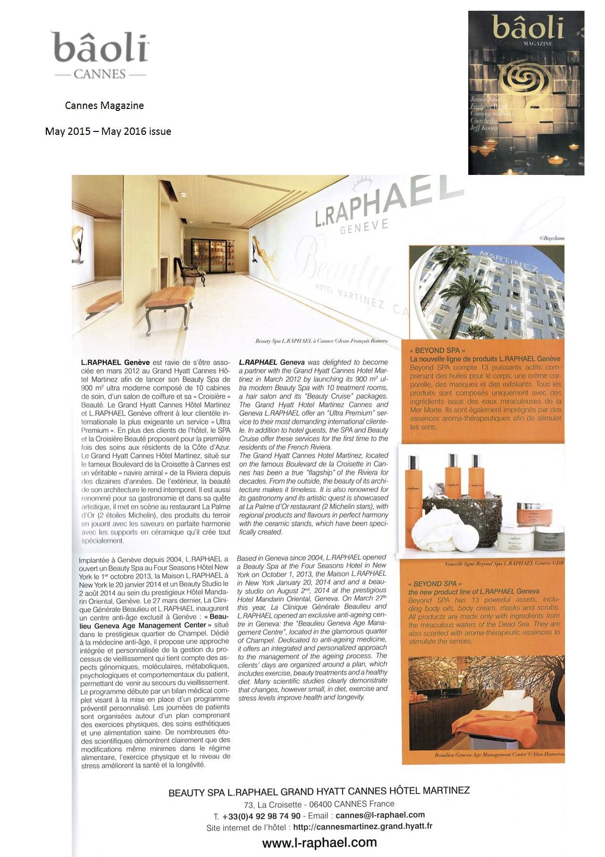 Bâoli Magazine - 2015