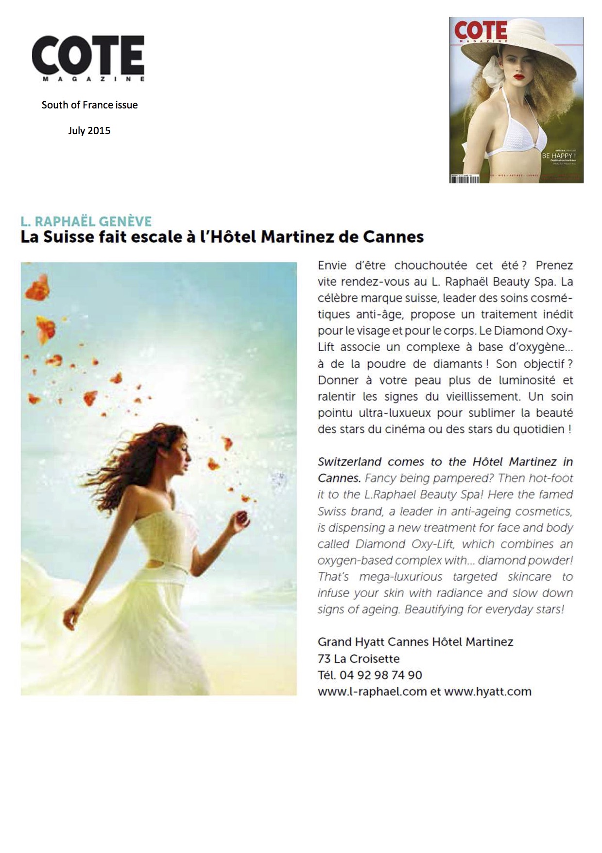 Cote Magazine - July 2015