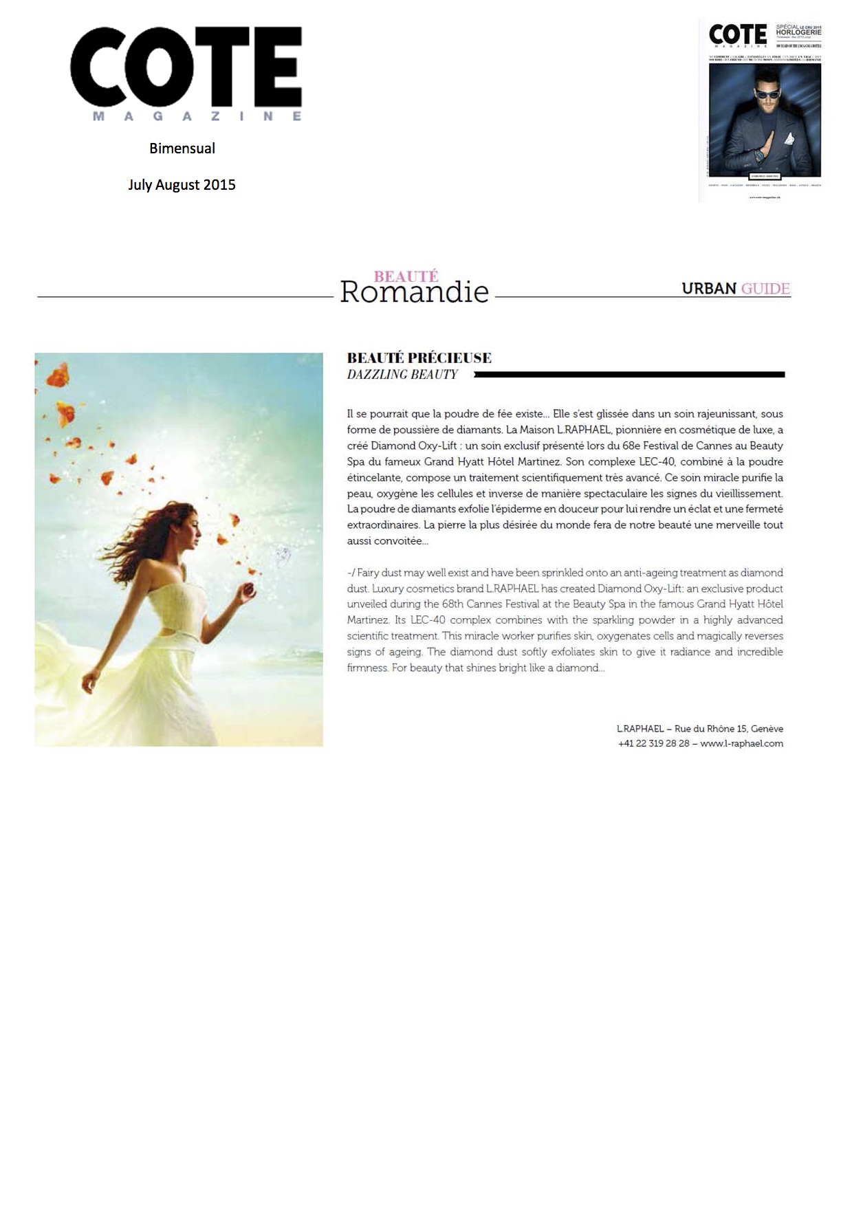 Cote Magazine - July/Aug 2015