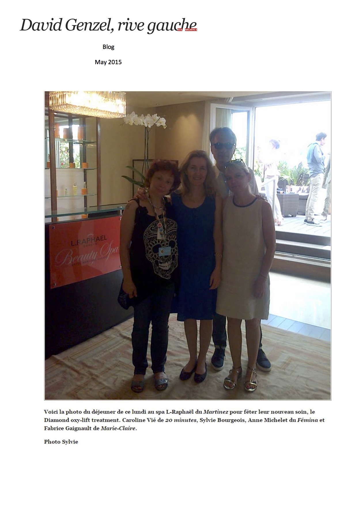 David Genzel Blog - Mai 2015