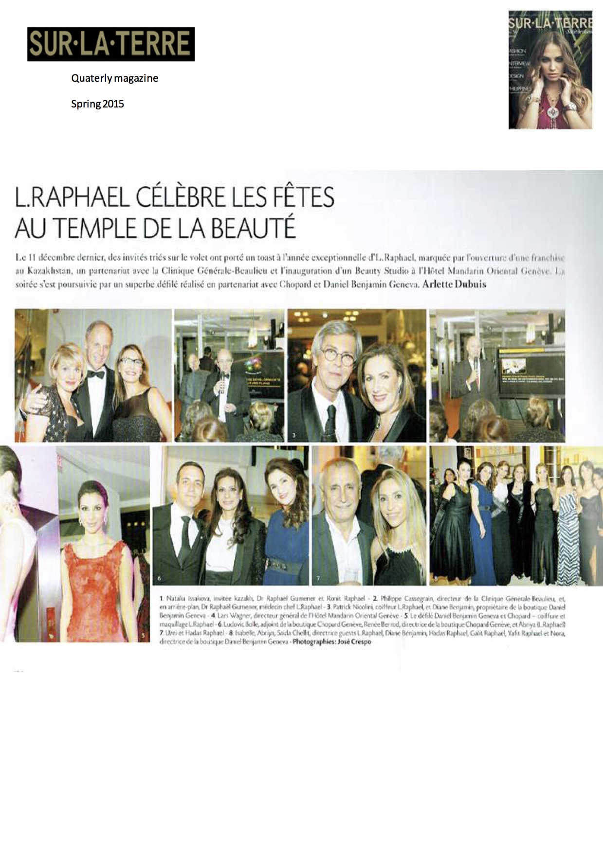 Genève sur la Terre - Spring 2015