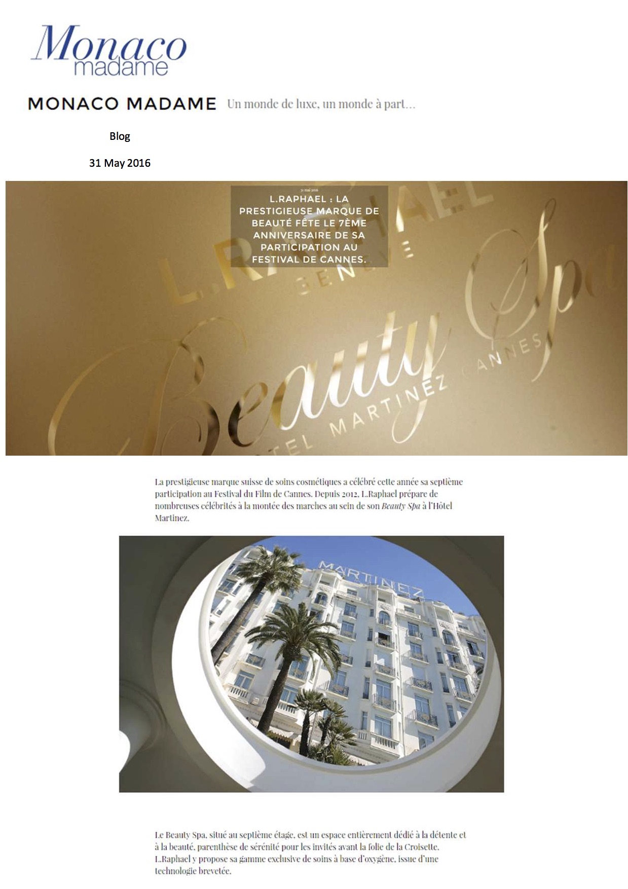 Monaco Madame - Mai 2016