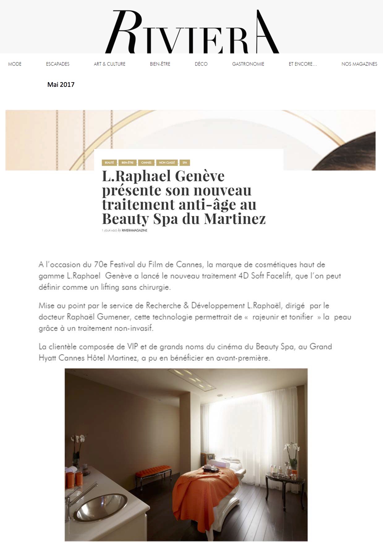 Riviera Magazine - Mai 2017